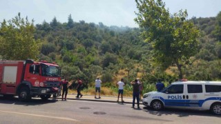 Sökedeki yangın kısa sürede kontrol altına alındı: 3 dönümlük arazi zarar gördü