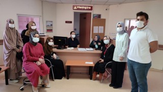 Staj yapan öğrencilerden Osmaniye İl Müftüsüne ziyaret