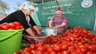 Talasta kış hazırlıkları son gününde de dolu dolu geçti