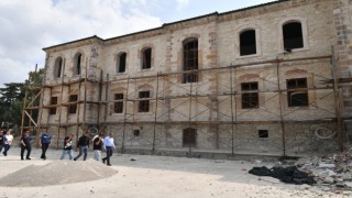 Tarihi Gazi Evronos Ortaokulu restore ediliyor