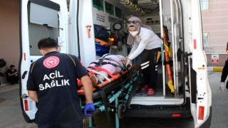 Tekirdağda balkondan düşen kadın yaralandı