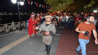 Tekirdağda mehteranlı Zafer Bayramı kutlaması