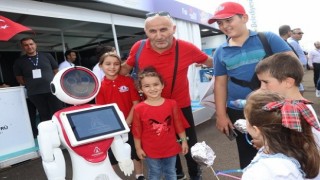 Teknofestte Karaköprü rüzgarı