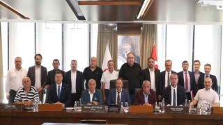 TFF 2 ve 3. Lig kulüp başkanlarından Mehmet Büyükekşiye ziyaret