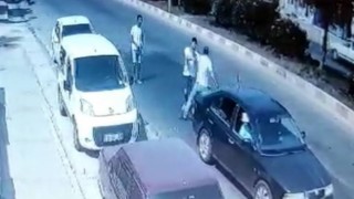 Trafikte bıçaklı saldırı girişimi
