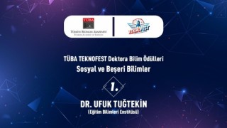 TÜBA TEKNOFESTte Anadolu Üniversitesi öğrencisi birincilik ödülü kazandı