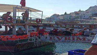 Tur teknesinde ayağı kopan gencin yardımına 112 motorize sağlık ekibi koştu