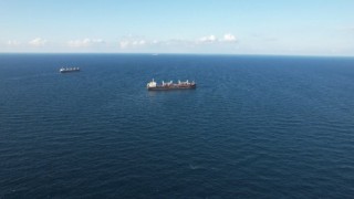 Ukraynadan hareket eden ‘Rojen isimli gemi dron ile görüntülendi
