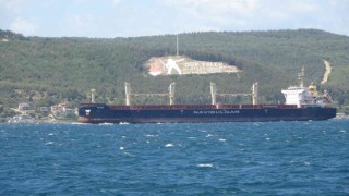 Ukraynadan yola çıkan mısır yüklü ‘Rojen isimli tahıl gemisi Çanakkale Boğazından geçti