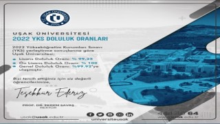 Uşak Üniversitesinde kontenjanlar yüzde 100 doldu