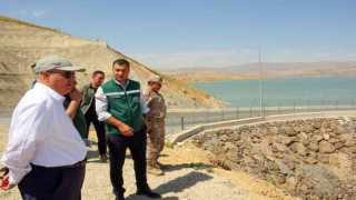 Vali Gündüzöz, Alparslan-2 Barajını inceledi