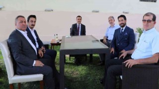 Vali Öksüz oda başkanlarıyla bir araya geldi