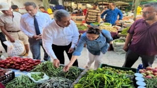 Vali Şıldaktan Burhaniye Pazarına ziyaret