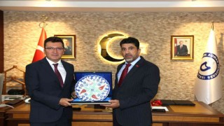 Vali Yardımcısı Şahin, Rektör Aldemir ile görüştü