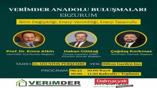 VERİMDER Anadolu Buluşmaları 25 Ağustosta Erzurumda