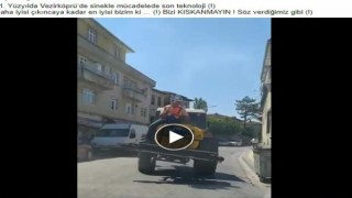 Vezirköprü Belediyesinin ilaçlama yöntemi sosyal medyada alay konusu oldu