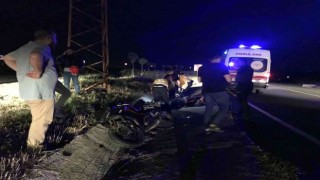 Virajı alamayınca kaza yaptı: 1 yaralı