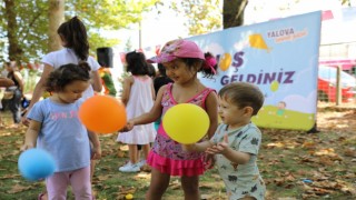 Yalova Belediyesinin etkinliğinde çocuklar doyasıya eğlendi