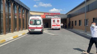Yangın çıkan hastaneden tahliye edilen hastalar Prof. Dr. Murat Dilmener Acil Durum Hastanesine getirildi