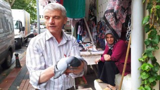 Yaralı güvercine esnaf şefkati