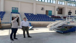 Yenipazarda spor tesis çalışmaları devam ediyor