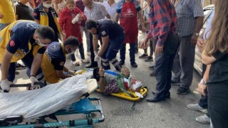 Yolcu minibüsü yaşlı adama çarptı