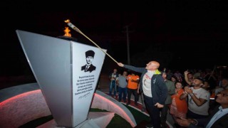 Zafer Yolu kafilesi Afyondan İzmire meşaleyle yola çıktı