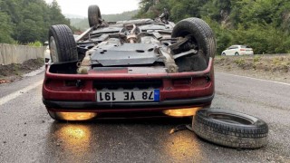 Zonguldakta trafik kazası: 2 yaralı