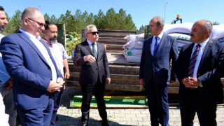 20 çiftçiye 100er kilogram Zeron buğdayı dağıtıldı
