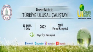 30 Eylülde Greenmetric Türkiye Ulusal Çalıştayı başlıyor