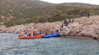 39 göçmen adada mahsur kaldı