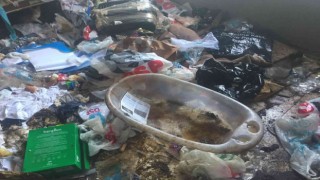 Adanada çöp ev şoke etti