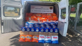 Adıyamanda sahte deterjan ele geçirildi