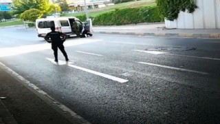 Adliye kavşağında şüpheli paket paniği