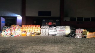 Ağrıda 2 milyon 315 bin lira değerinde kaçak ürün ele geçirildi