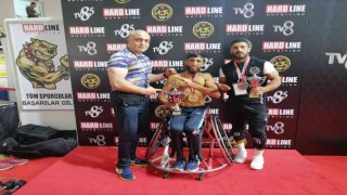 Ağrılı bedensel engelli sporcu Türkiye Şampiyonu oldu