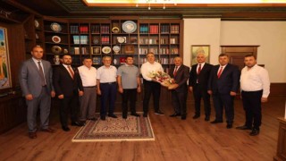 Ahilik Kutlama heyeti Başkan Savranı ziyaret etti