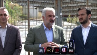 AK Parti İstanbul İl Başkanı Kabaktepeden Levazım Tüneli önünde açıklama