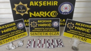 Akşehirde uyuşturucu operasyonu: 14 gözaltı