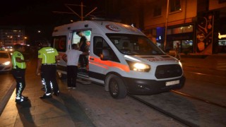 Antalyada tramvay yolunda kaza: 1 yaralı
