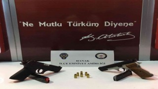 Ardahanda kaçak silah operasyonu: 2 şüpheli yakalandı