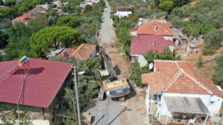 ASKİ, Söke Güllübahçede kanalizasyon altyapı çalışmalarına devam ediyor