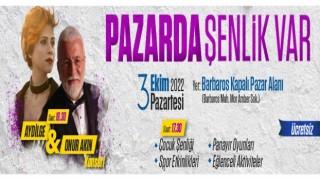 Ataşehir Barbaros Kapalı Pazar Alanında şenlik var