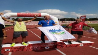 Atletizmde altın madalya geldi