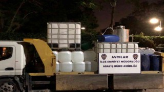 Avcılarda kaçak alkol imalatı yapan şüpheli şahıs yakalandı