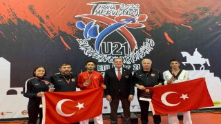 Avrupa Ümitler Taekwondo Şampiyonası ilk gününde 3 madalya