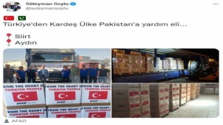 Aydından Pakistana yardım eli