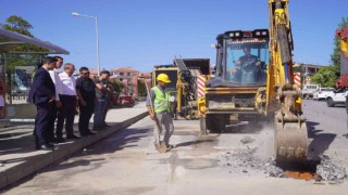 Ayvalıkta doğalgaz için ilk kepçe vuruldu