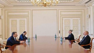 Azerbaycan Cumhurbaşkanı Aliyev, Sağlık Bakanı Kocayı kabul etti