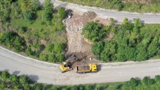 Başiskelede heyelan tehlikesi geçiren bölgelerde güvenlik sağlanıyor